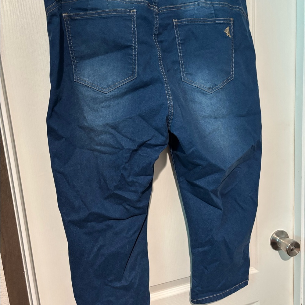 VIP High Rise Distressed Blue Jeans - Picture 2 of 3